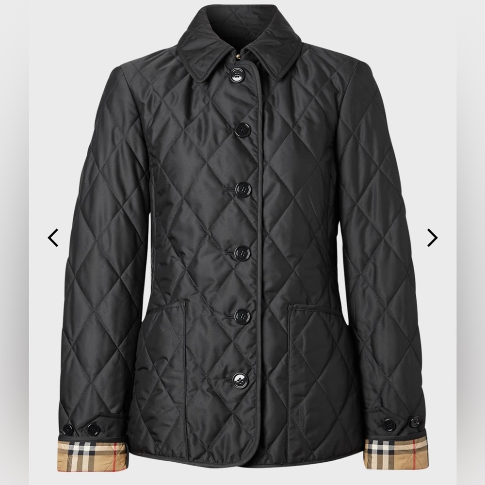 Burberry Brit Checkered Quilted Jacket